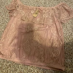 American Eagle off the shoulder top